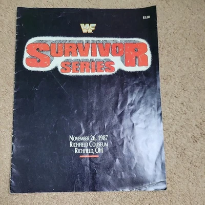 Programa Hulk Hogan Andre 1987 Serie Superviviente Primera Serie WWF WWE ORIGINAL VINTAGE Foto 1 de 4