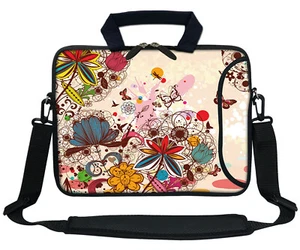 13.3" Neoprene Laptop Bag Case Sleeve w. Pocket Handle & Carrying Strap 3010 - Picture 1 of 3