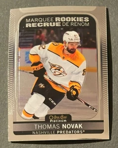 Thomas NOVAK RC 2021-22 O-Pee-Chee Platinum Marquee Rookie #300 Nashville - Picture 1 of 2