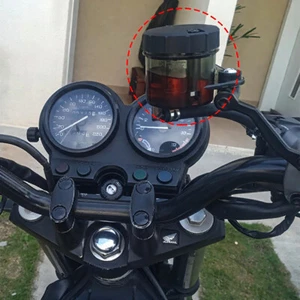 Motorcycle Front Brake Clutch Master Cylinder Oil Cup Fluid Reservoir Universal - Picture 1 of 7