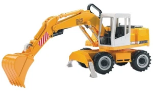BRUDER, Pelle sur pneus LIEBHERR Ech:1/16, échelle 1/16, BRU2426 - Foto 1 di 4