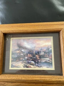 Beautiful Framed Art Train, Matted Excellent Design Frame - Picture 1 of 3
