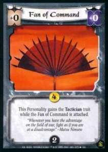 L5R CCG GE Gold Edition Fan of Command - Picture 1 of 1