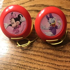 Disney Mickey Mouse Minnie and Daisy Duck Castanets Clappers (2 Piece Set) - Picture 1 of 4
