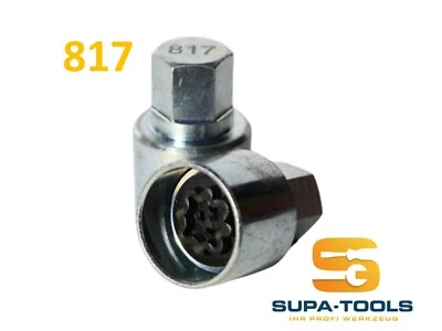 Original Audi Radsicherung Felgenschloss 817 T Schlüssel Nuss Wheel Lock Key - Bild 1 von 4