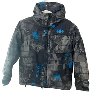 686 Boys Manual Bricks Insulated Winter Sports Ski Jacket SZ Youth Med. EUC - Picture 1 of 11