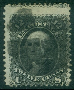 EDW1949SELL : USA 1868 Scott #90 Used. Sound stamp. PSAG Certificate. Cat - Picture 1 of 3