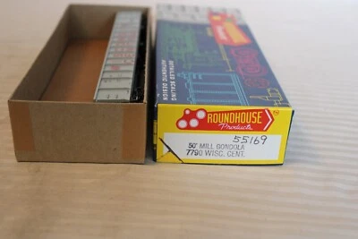 Casa redonda escala HO, góndola Mill 50', Wisconsin Central, gris, #55169 - 7790 Foto 1 de 4