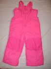 Healthtex Snow Pants/Bib Girls Size 3T  Pink