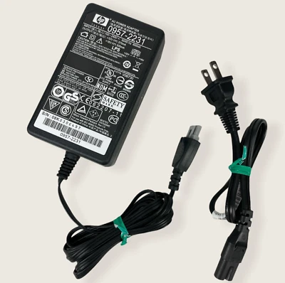 Genuine HP DeskJet 0957-2231 AC ADAPTER Printer Power Supply Cord *FULLY TESTED* - Image 1 of 4
