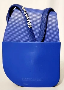 Sandalias Salvatos Fold and Go en Azul Talla Pequeña-6-6.5 EE. UU. Fácil de Usar-The-Go - Imagen 1 de 6