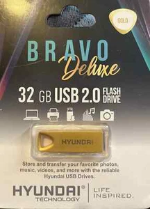 Hyundai Bravo Deluxe 32GB High Speed Fast USB 2.0 Flash Memory Drive Thumb Drive - Picture 1 of 2