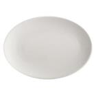 Plaque Maxwell & Williams White Basics ovale plaque de service porcelaine blanche 35 x 25 cm
