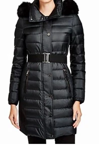 Burberry London Women's Gray ABBEYDALE Down Puffer Coat Jacket US US 8 IT 42 - Picture 1 of 13