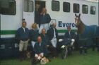 Vintage Team Everest Race Horse Group Photo Scene Horse  Card Postcard
