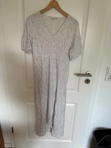 +++ RESERVED Sommerkleid Gr. 38 Kleid Wickelkleid Sommer lang weiß +++ H&M ZARA - Bild 1 von 5