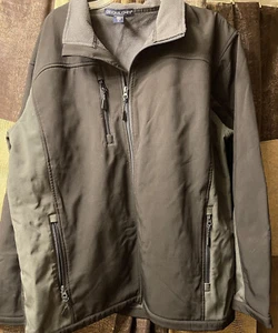 Devon Jones Jacket Men Polyester Black Gray XL - Picture 1 of 7