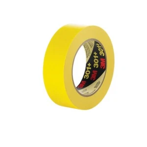 3M Performance Yellow Masking Tape 301+, 12 mm x 55 m, 6.3 mil - Picture 1 of 1