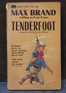 Tenderfoot, by Max Brand, Western 1967, Paperback book 5509 - Picture 1 of 2