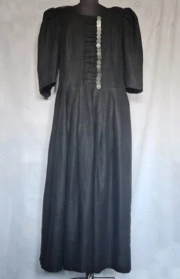 VESTIDO VINTAGE SHEESBAUPTER TRAJES OKTOBERFEST DIRNDL LINO MUJER US16 EU44 Foto 1 de 4