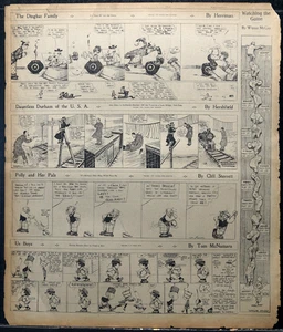 Seltene tägliche Comic-Seite der Zeitung 1913 - Krazy Kat & Winsor McCay Comicstrips - Bild 1 von 3