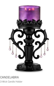 Bath & Body Works Halloween schwarze Fledermaus Kandelaber Kerzenständer *LESEN* - Bild 1 von 7