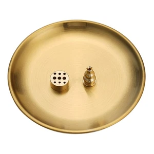 3 in 1 Incense Burner - 5.5 Inch Brass Incense Holder for Incense Sticks/Coil In - Bild 1 von 10