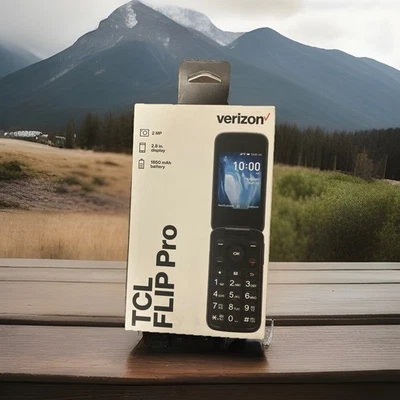 Verizon pré-pago TCL Flip Pro 2.8 polegadas tela cinza ardósia - NOVO - Imagem 1 de 4