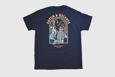 Camisa Death Coast Supply Co. Para Hombres Evil Doers Catch & Realease Nueva S-3XL Foto 1 de 4