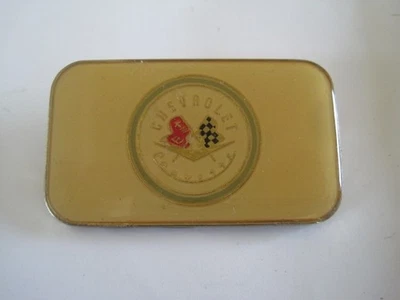 Coche Chevrolet Corvette amarillo 2,5" 1996 medallón atornillado RACING CHAMPIONS Foto 1 de 3