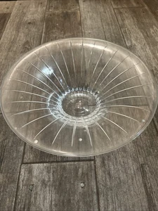 Centro de mesa de cristal 12 pulgadas acampanado cortes verticales C2 - Imagen 1 de 21