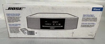 BRAND NEW FACTORY SEALED Bose Wave Music System IV AM/FM/CD Platinum Silver - Image 1 of 4