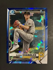 Bowman Chrome Draft Sapphire Bubba Chandler 2021 #BDC-41 Pirates Bowman 1st - Imagen 1 de 2