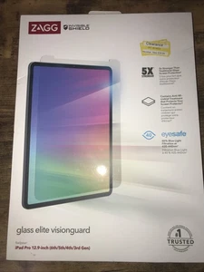 ZAGG InvisibleShield Glass Elite + Screen Protection  Apple iPad 12.9" - Picture 1 of 3