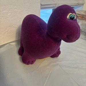 Vintage lila Dinosaurier Brontosaurus von Prestige 1985 - Bild 1 von 7