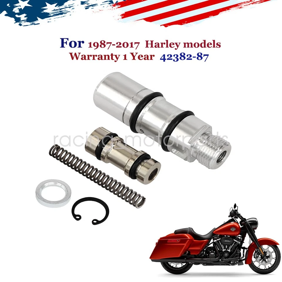 Rear Brake Master Cylinder Rebuild Kit  For 1987-2003 Sportster Softail Foto 1 de 4