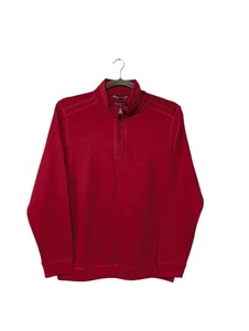Cutter & Buck Men's Big and Tall Size Large Long Sleeve Pima Decatur Half-Zip - Picture 1 of 11