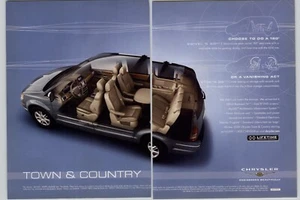 2007 Chrysler Town And Country Minivan Vintage Print Ad Cutaway Photo Pop Art - Picture 1 of 5