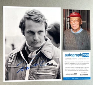 NIKI LAUDA (†2019) 3x F 1-Weltmeister In-person signed Foto 20x25 Autogramm ACOA - Bild 1 von 2