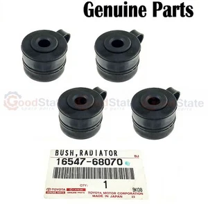 Genuine LandCruiser 75 70 Series HZJ FZJ BJ Upper Radiator Mount Bush Rubber x4 - Picture 1 of 4