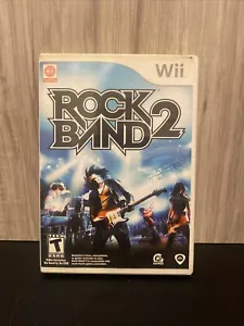 Rock Band 2 (Nintendo Wii, 2008) - Tested; CIB Complete With Manual - Picture 1 of 4