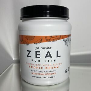 ZURVITA -ZEAL FOR LIFE- Protein Powder  -TROPICAL DREAM -420g-1 Canister