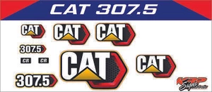 CAT 307.5 Vinyl Decal Set - Bild 1 von 1