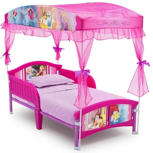 Cama Para Niñas Estilo Diseño De Princess Cama Con Dosel Para Niñas Princess - Picture 1 of 2