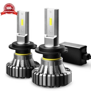 For VW 2007-2018 Tiguan H7 Super 55w White LED Bulbs Headlight 501 Upgrade Set - Picture 1 of 9