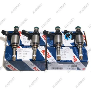 4x Fuel Injectors OEM Genuine Bosch For VW GTI Tiguan AUDI A3 A4 A5 Q5 TT 2.0L - Picture 1 of 5