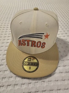 Lids 59 FIFTY Houston Astros Shooting Stars Fitted Size 8 NWT Cooperstown - Picture 1 of 5