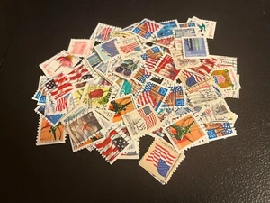 100 PNC Unsearched Off Paper US Stamps From a huge collection Dealer LOT #16 - Picture 1 of 1