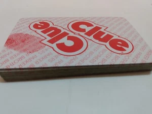 Vintage 1979 Clue Board Game Full Set of 21 Replacement Cards - Played Condition - Picture 1 of 8