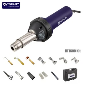 WELDY 1600W Hot Blast Torch Heat Welding Gun Welder Pistol Tool Kit Hot Air Gun - Picture 1 of 15
